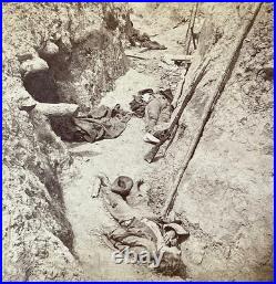 CIVIL War Confederate Ft Mahone 3rd Battle Of Petersburg Battle Photo Stereoview CIVIL War Confederate Ft Mahone 3rd Battle Of Petersburg Battle Photo Stereoview
