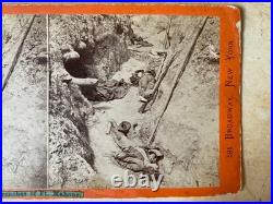 CIVIL War Confederate Ft Mahone 3rd Battle Of Petersburg Battle Photo Stereoview CIVIL War Confederate Ft Mahone 3rd Battle Of Petersburg Battle Photo Stereoview