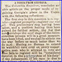 CIVIL War Confederate General James Longstreet Norfolk Virginia News 1867