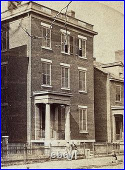 CIVIL War Confederate General Lee's Richmond Headquarters 1864 Stereoview Photo