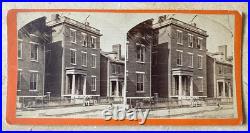 CIVIL War Confederate General Lee's Richmond Headquarters 1864 Stereoview Photo