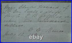 CIVIL War Confederate General Richard Ewell Staff Order July 1664