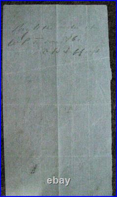 CIVIL War Confederate General Richard Ewell Staff Order July 1664
