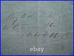 CIVIL War Confederate General Richard Ewell Staff Order July 1664