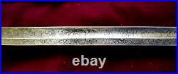 CIVIL War Confederate General Staff Sword W Eagle & Csa On Hilt & Blade 10 Known