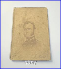 CIVIL War Confederate General Thomas Stonewall Jackson Signed Photo CDV Card Htf