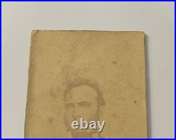 CIVIL War Confederate General Thomas Stonewall Jackson Signed Photo CDV Card Htf