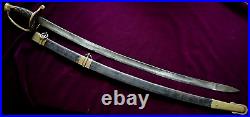 CIVIL War Confederate Haiman & Brother Georgia Or De Witt Foot Officer Sword