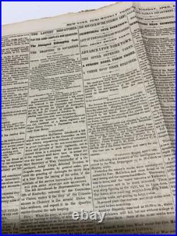 CIVIL War Confederate Ironclad Illustrated News 1862 Sherman To The West C Below