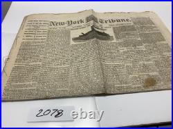 CIVIL War Confederate Ironclad Illustrated News 1862 Sherman To The West C Below