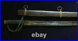 CIVIL War Confederate Kraft Goldschmidt & Kraft Columbia Officer Cavalry Sword