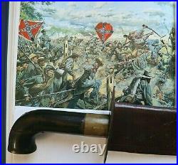 CIVIL War Confederate Large Bowie Knife Collection Of Lewis Leigh Of Virginia