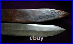 CIVIL War Confederate Large Bowie Knife Collection Of Lewis Leigh Of Virginia