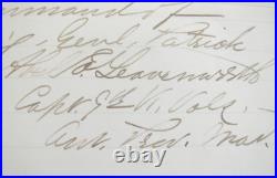 CIVIL War Confederate Lee's Army Parole Letter Richmond April 1865