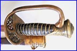 CIVIL War Confederate Leech & Rigdon Memphis Foot Officer Sword