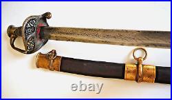 CIVIL War Confederate Leech & Rigdon Memphis Foot Officer Sword