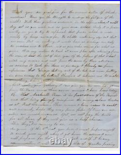 CIVIL War Confederate Letter To His Wife- Camp Georgia Va 1862
