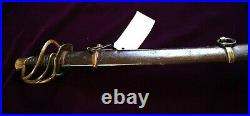 CIVIL War Confederate Louis Froelich Kenansville Confederate States Armory Sword