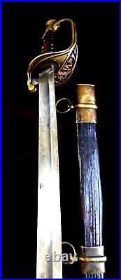 CIVIL War Confederate Louisiana Thomas Griswold Officer Sword New Orleans