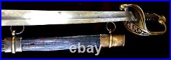 CIVIL War Confederate Louisiana Thomas Griswold Officer Sword New Orleans