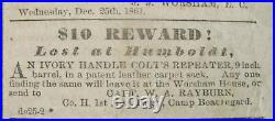 CIVIL War Confederate Memphis Tennessee Appeal Newspaper 1861