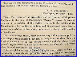 CIVIL War Confederate Navy Ironclad Css Stonewall Order 1865