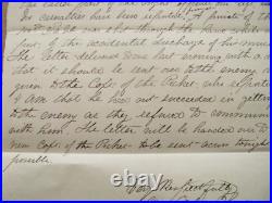 CIVIL War Confederate Pickets Refuse Union Pickets Message Virginia 1865