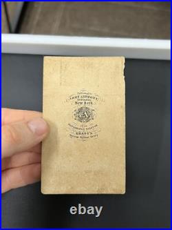 CIVIL War Confederate President Jefferson Davis 1862 Brady Neg. CDV Photo