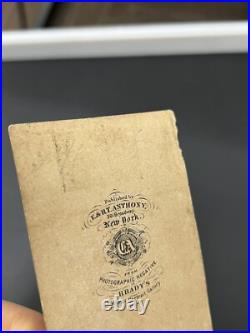CIVIL War Confederate President Jefferson Davis 1862 Brady Neg. CDV Photo