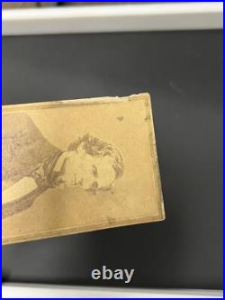 CIVIL War Confederate President Jefferson Davis 1862 Brady Neg. CDV Photo
