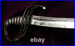 CIVIL War Confederate Rare 2nd Model Virginia Manufactory Cavalry Sword 44 Inch