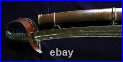 CIVIL War Confederate Rare 3rd Model Virginia Manufactory 22nd Regiment Sword