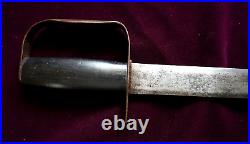 CIVIL War Confederate Texas D Guard Dog River Sword Ca 1861