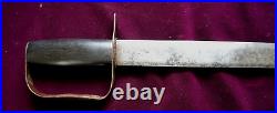 CIVIL War Confederate Texas D Guard Dog River Sword Ca 1861