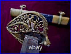 CIVIL War Confederate Thomas Griswold Foot Officer Sword W Ca On Guard 5 Known