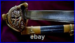 CIVIL War Confederate Thomas Griswold Foot Officer Sword W Ca On Guard 5 Known