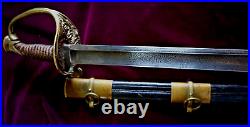 CIVIL War Confederate Thomas Griswold Foot Officer Sword W Ca On Guard 5 Known