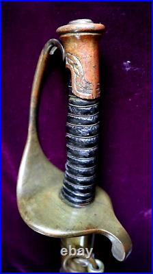 CIVIL War Confederate Tilton Georgia Martin Carroll & Co Foot Officer's Sword