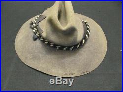 CIVIL War Confederate Veteran Slouch Hat With Cord And Reunion Pin Estate Pcs