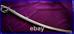 CIVIL War Confederate William Glaze Palmetto Armory Cavalry Sword Rwz Marked