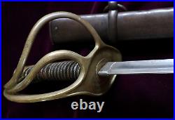 CIVIL War Confederate William Glaze Palmetto Armory Cavalry Sword Rwz Marked