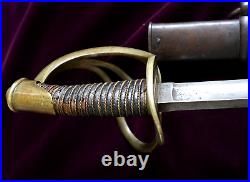 CIVIL War Confederate William Glaze Palmetto Armory Cavalry Sword Rwz Marked