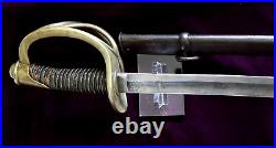 CIVIL War Confederate William Glaze Palmetto Armory Cavalry Sword Rwz Marked