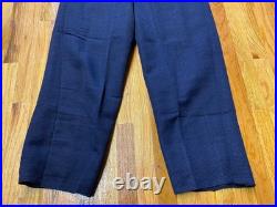 CIVIL War Cs Confederate Blue Jean Wool Field Trousers Pants-large 36 Waist