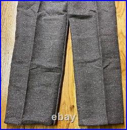 CIVIL War Cs Confederate Brown Jean Wool Field Trousers Pants-2xlarge 40 Wst