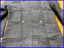 CIVIL War Cs Confederate Infantry Brown Jean Wool Frock Coat Jacket-2xlarge 50r
