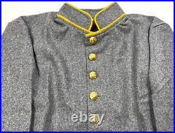 CIVIL War Cs Csa Confederate Cavalry Shell Jacket-large 44r