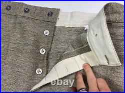 CIVIL War Cs Csa Confederate Infantry Jean Wool Field Trousers Pants-small 32w
