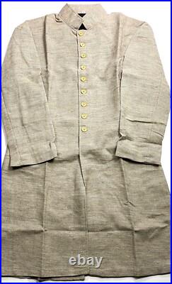 CIVIL War Cs Csa Confederate Infantry Jean Wool Frock Coat Jacket-2xlarge 50r