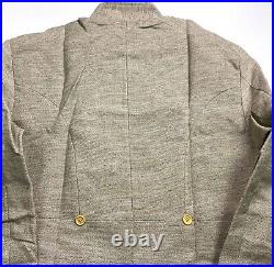 CIVIL War Cs Csa Confederate Infantry Jean Wool Frock Coat Jacket-2xlarge 50r